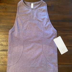Lululemon Run swiftly Heather purple tank